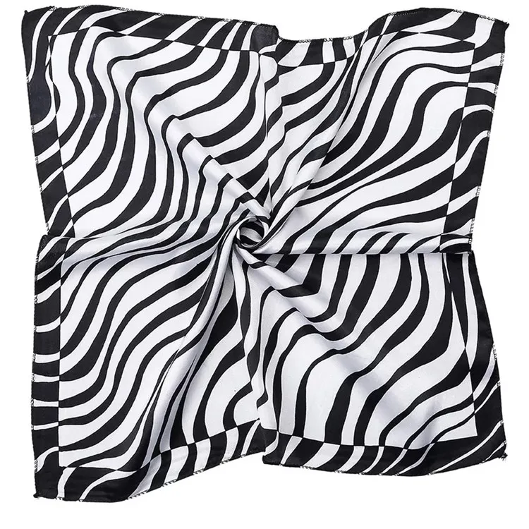 
Cheap Price Chinese Fashion Custom Print Twill Women Square 100% Silk Scarf 