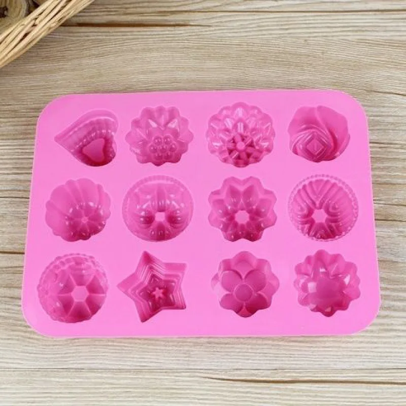 Cheap Different Shape Cake Decorating 3D Silicone Soap Molds