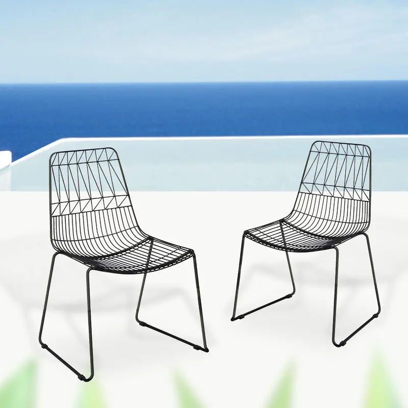 High quality cheap price wholesale new Best-selling leisure cafe gold color stainless metal iron frame restaurant dining chair