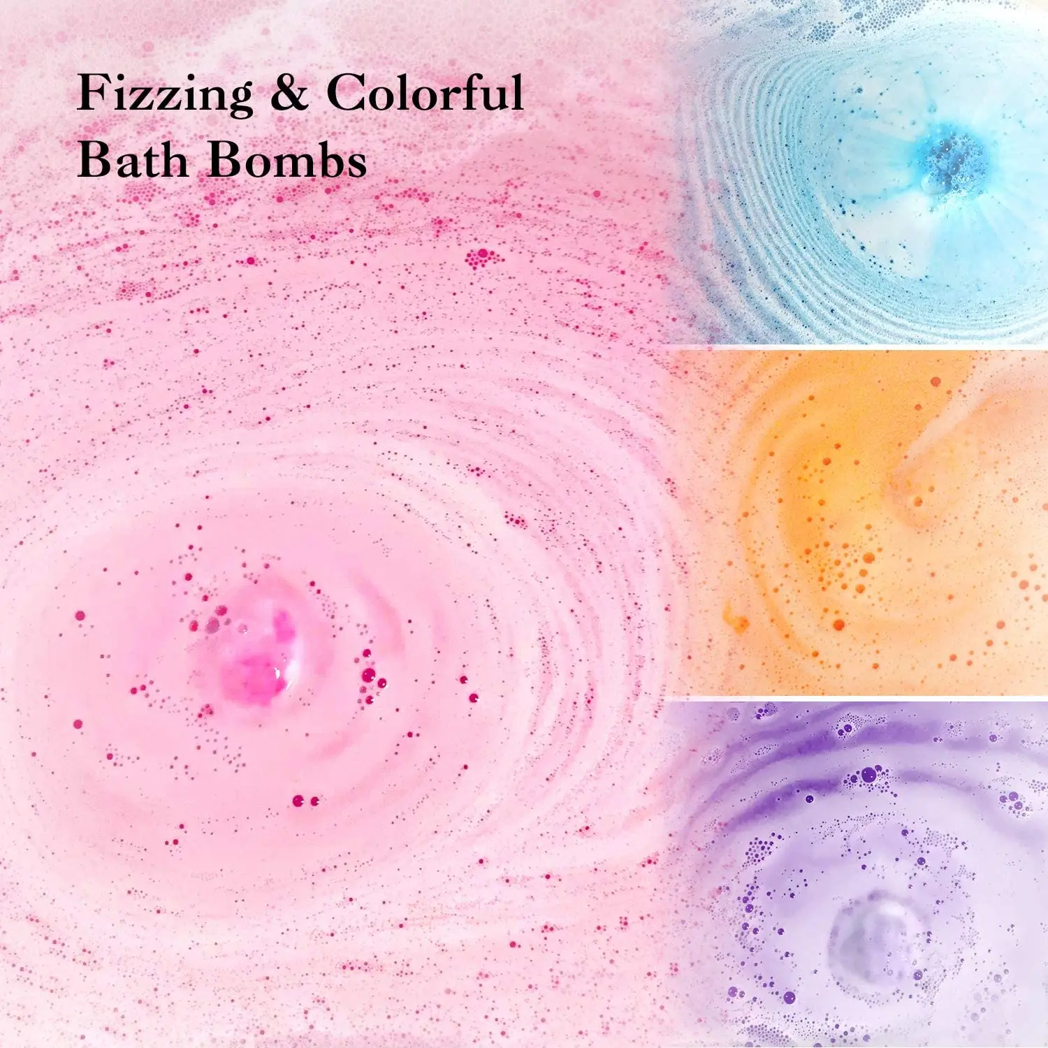 Custom Perfect Supplier Spa Bath Bombs Gift Set Fizzies Natural Organic Vegan Rainbow Luxury Bath Bomb