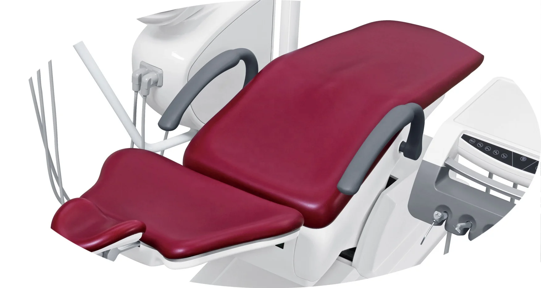 2022 hot sel with ceramic cuspidor buil-in tissue box PU leather CQ-217 Dental Chairs