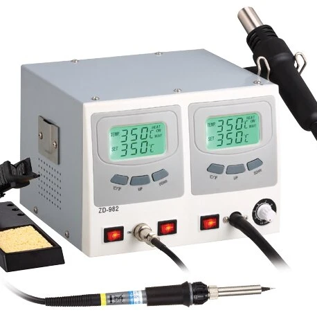 ZD-982 2 In 1 SMD Hot Air Rework Station