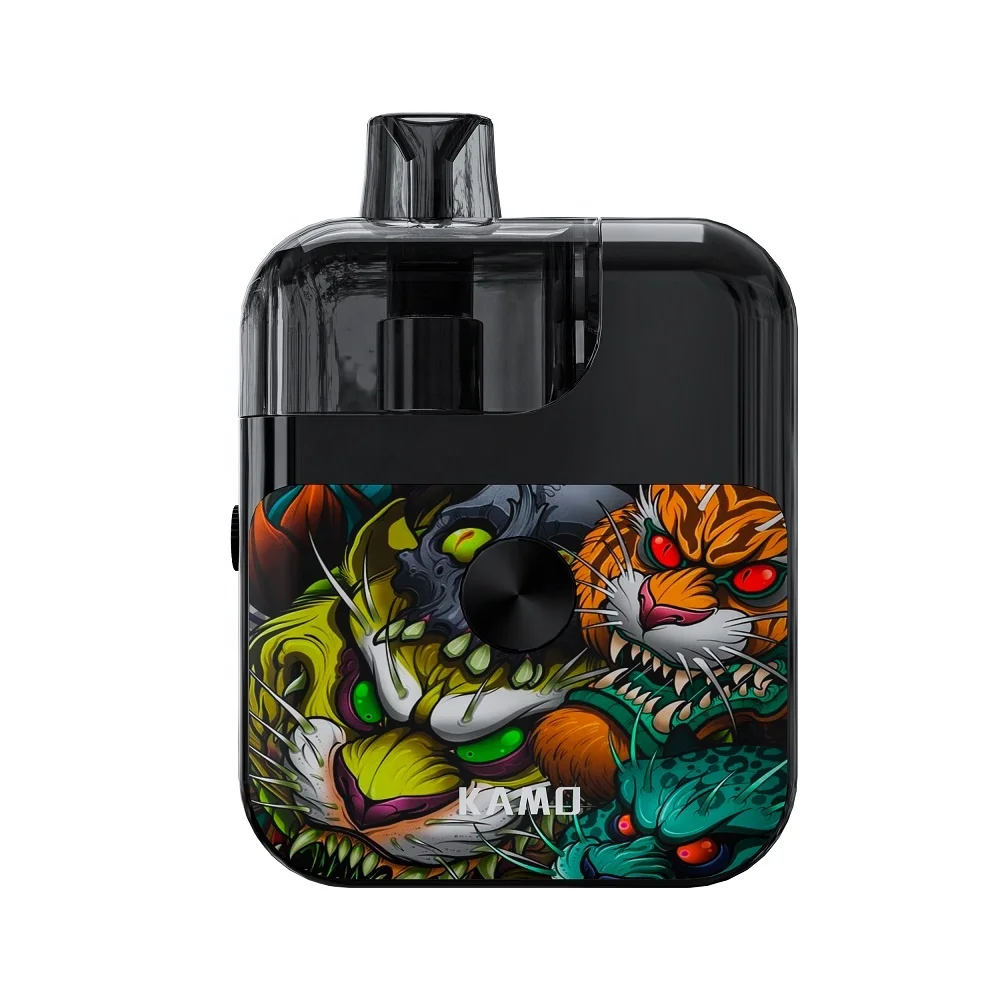 Новый умный дизайн Panda Vape Pod Ultroner Регулировка Потока Воздуха Комплект KAMO Красный Оранжевый Белый Черный цветной