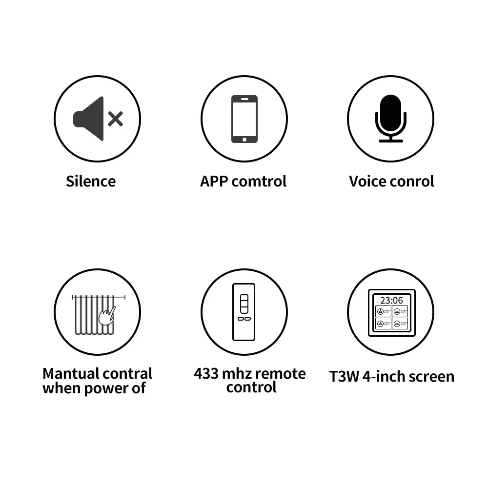 Fashion control motor Super quiet motor curtain For hotels a full set of