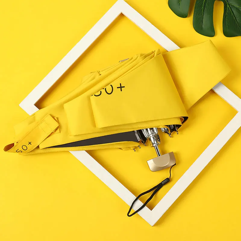 BSBH Custom Logo Travel Capsule Umbrella Mini Compact Double Small Umbrella Mini 5 Folding Mini Umbrella Pocket Portable