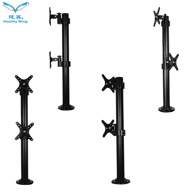 Tv Mount Universal Height Adjustable Tabletop Aluminum Alloy Tv Brackets Stand monitor