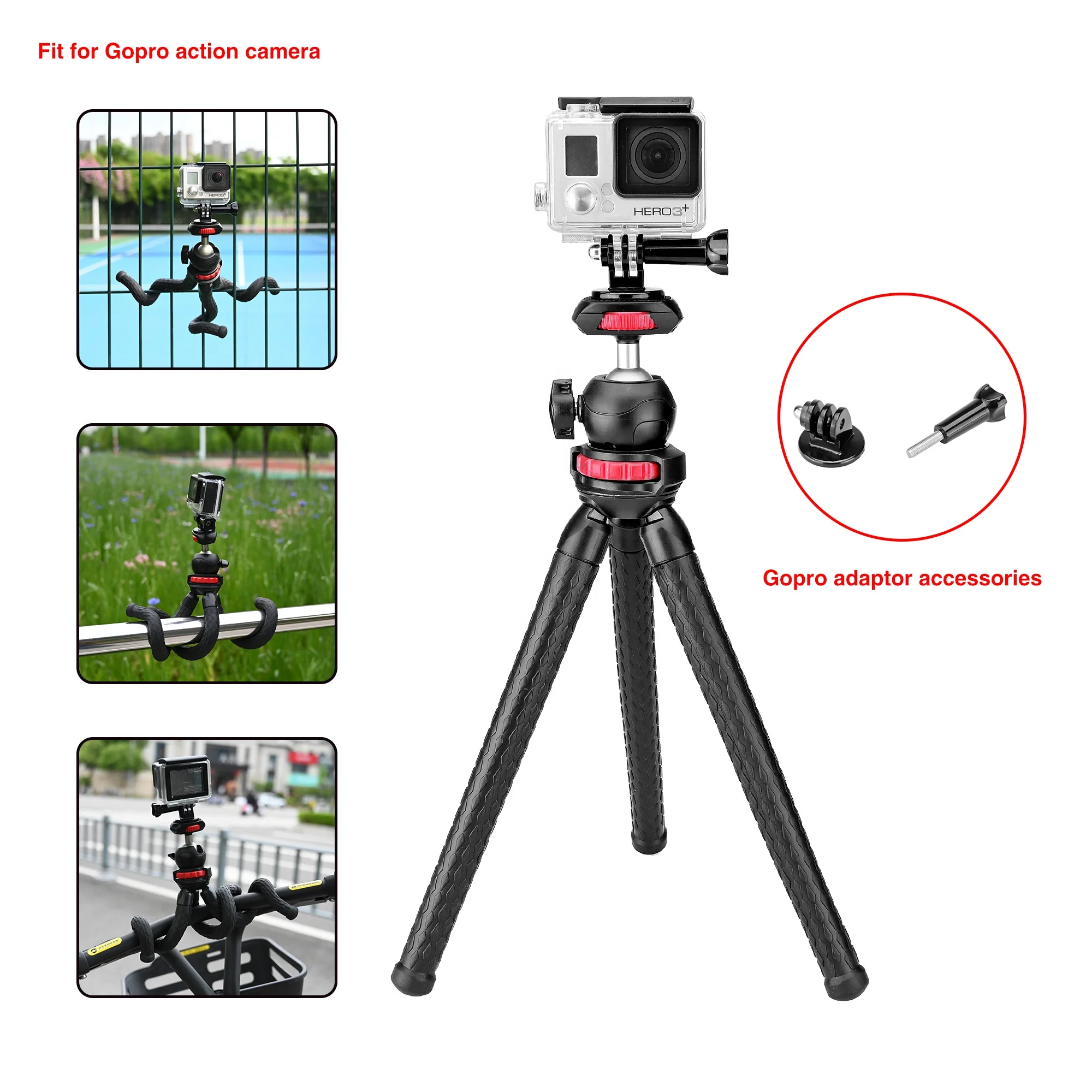 Brand New Online Live Stream Phone Holder Mobile Accessories Flexible Tripod Video Phone Holder Adjustable Mini Octopus Tripod