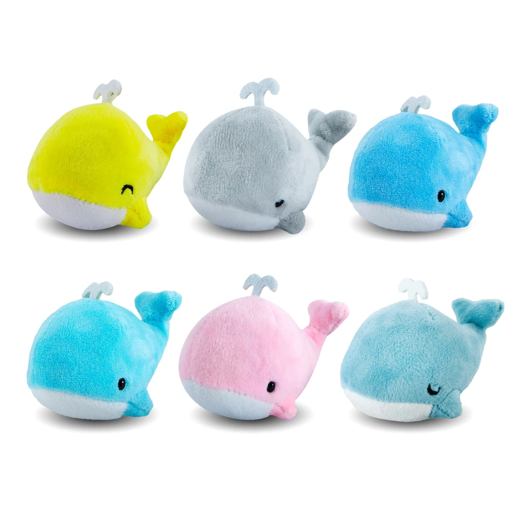 Wholesale Customized Best Made Custom Made Pendants Animals Soft Stuffed Toy Small Whale Plush