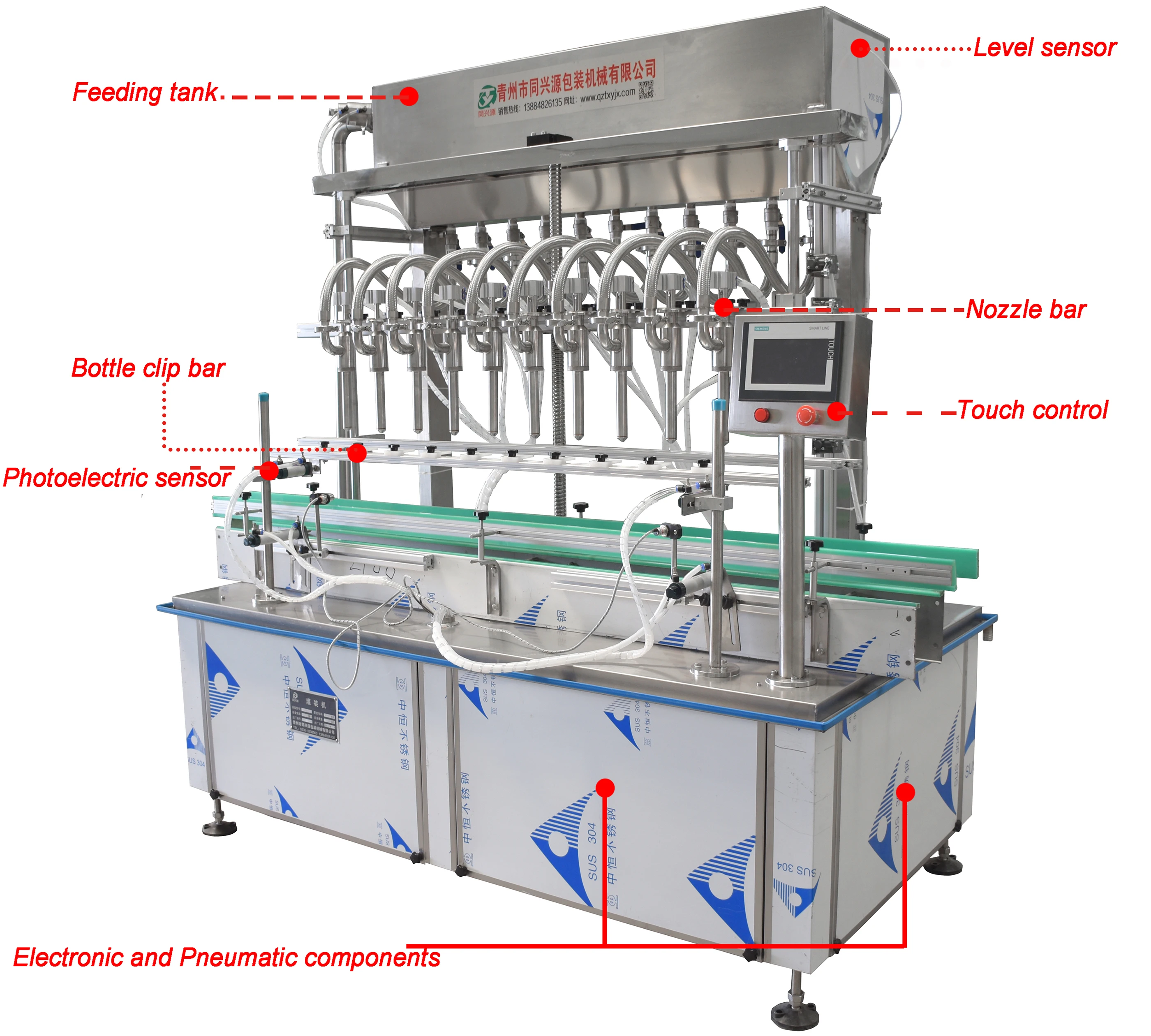 Automatic Alcohol tequila whisky vodka bottle filler with 6/8/10/12 head 100-5000 ml filling machine