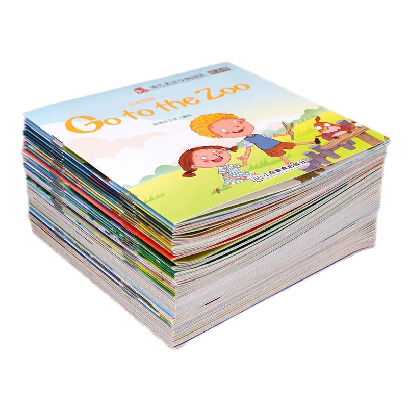 F000 60 Volumes Early Childhood English Storybook Graded Reader Picture Storybook Enlightenment Early Learning Storybook