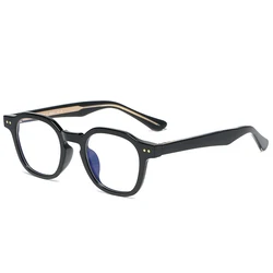 TR90 Anti Blue Light Blocking Glasses Square Vintage Optical Glasses for Men and Women