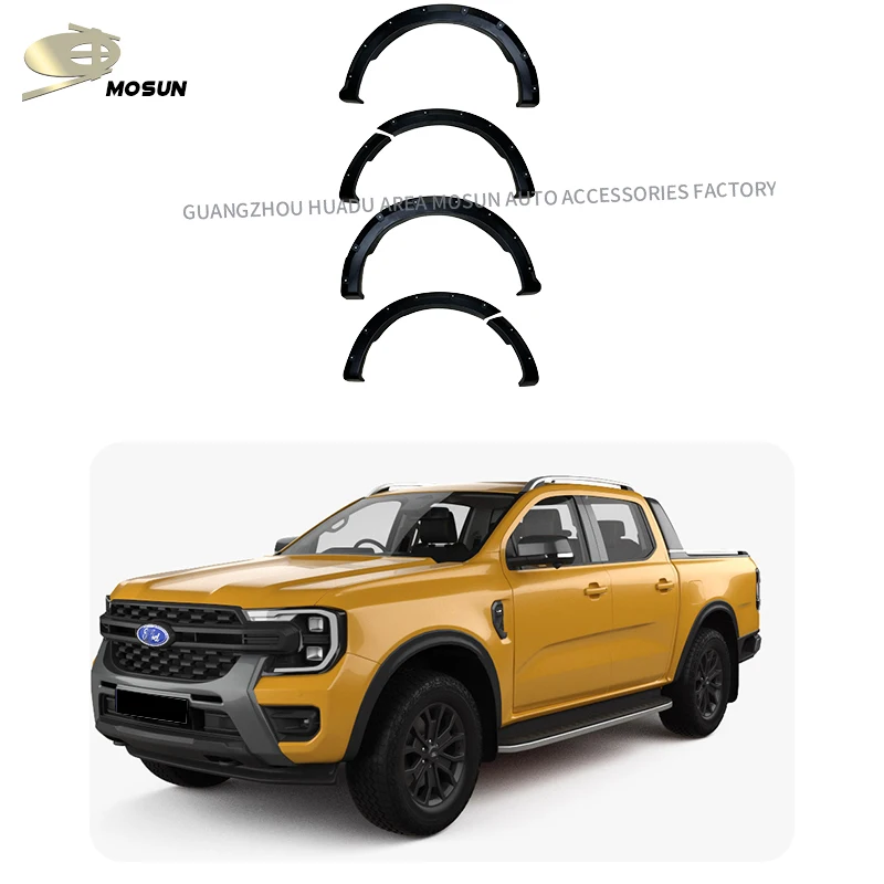 Новое поступление завод Mosun брызговик для FORD RANGER 2022 2023 4X4 колесная арка простой стиль ABS автомобильные кузова комплекты деталей