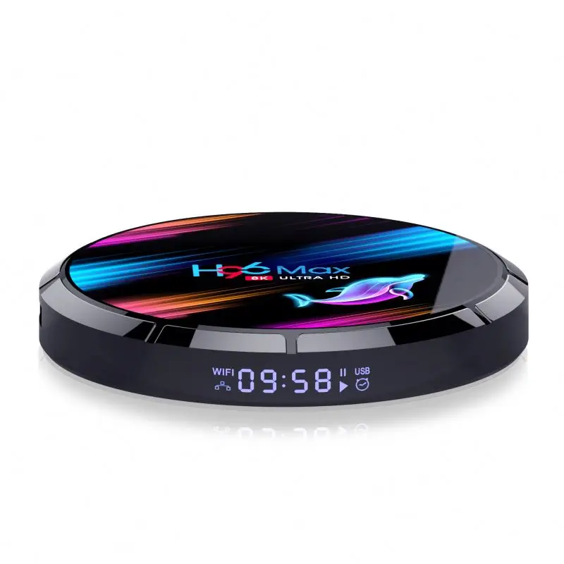H96 MAX X3 Android TV Box 4GB RAM 64GB ROM  Amlogic S905X3 Quad-core Cortex-A55 B-T4.0 Dual WiFi 2.4/5G