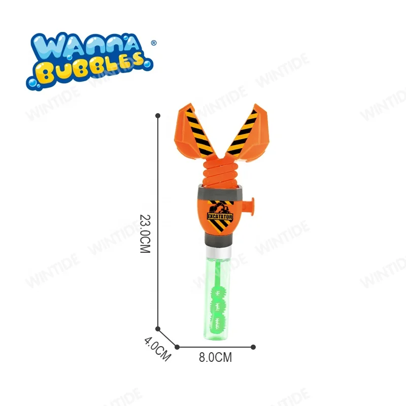 Manufacturer wholesale toy plastic mecha dino catching wand bubble water toys telescopic stick for kids