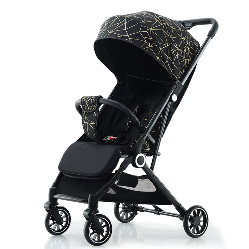 Foldable High Quality Baby Stroller Portable Lightweight Stroller Wagon Luxury Travel Baby Carriage for Newborn Infant Pushchair