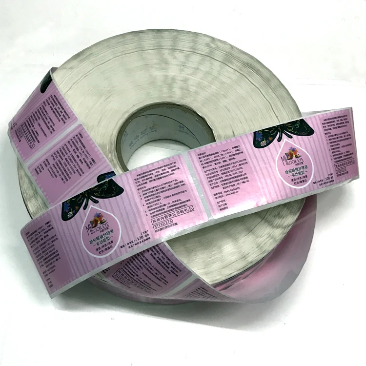 Custom Waterproof Vinyl Stickers Logo Printing Adhesive Cosmetic Packaging Glass Bottle Label OEM Vinyls Stickers Other Cosmetic