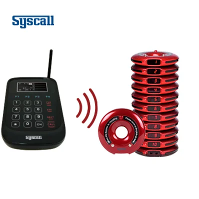 (GP-100R красный) Syscall POS система беспроводной пейджер гостя Сделано в Корее