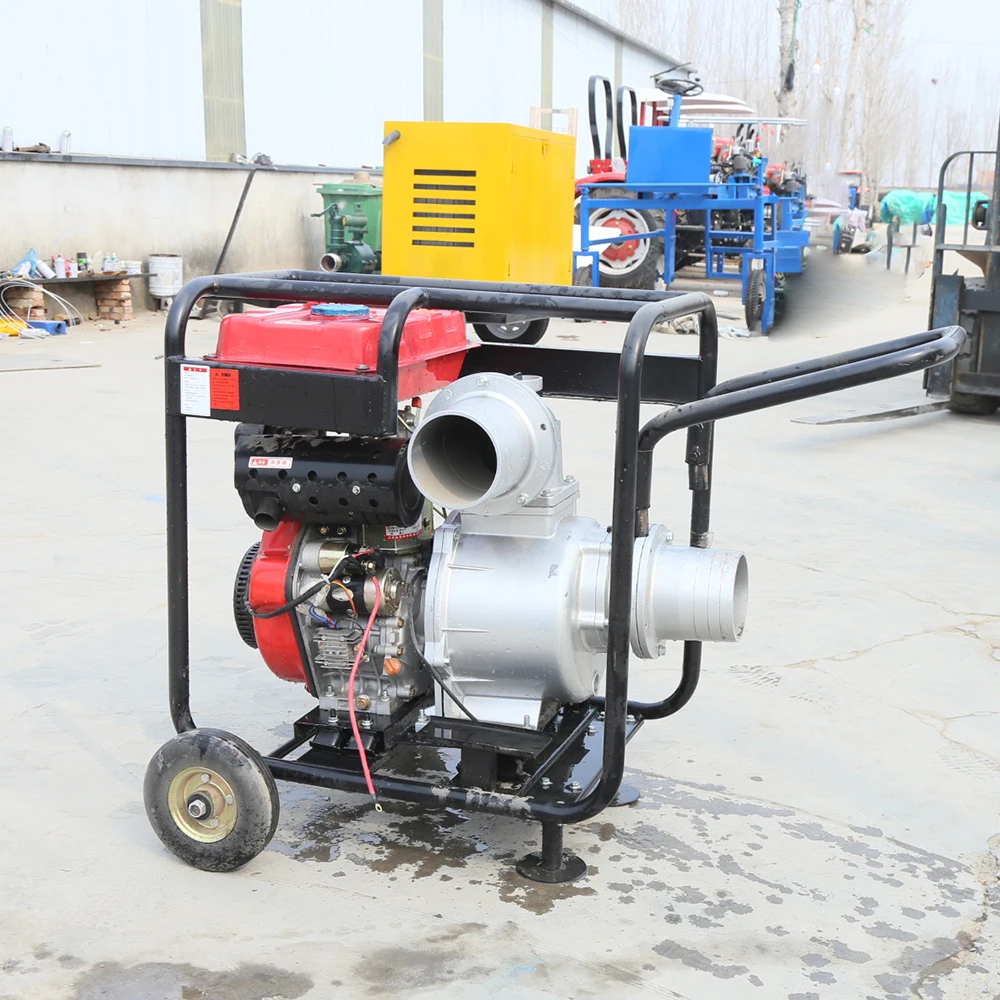 Portable High Pressure 3 Inch Diesel Water Pump Machine For Agriculture