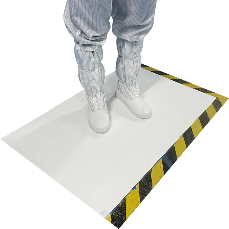 18 X 24inch Multilayer Dust Control Transparent Clear Basketball Grip Traction Sticky Mat Sports For Cleaning Shoes
