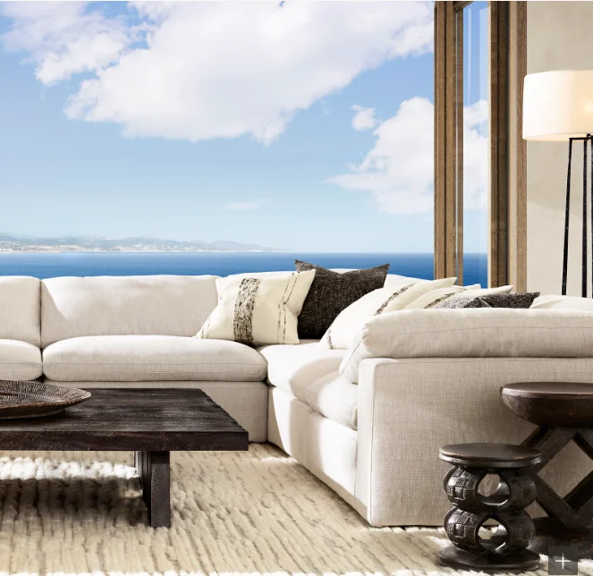 Modern Living Room Furniture Fabric Sofa Home Furniture Sofa Set