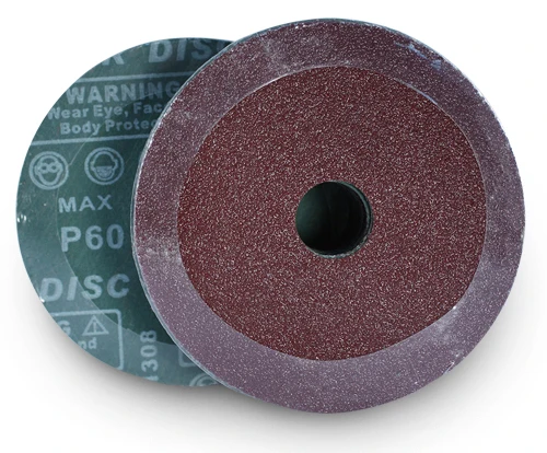 Red resin A/O  fiber disc brushed abrasive disc made in China