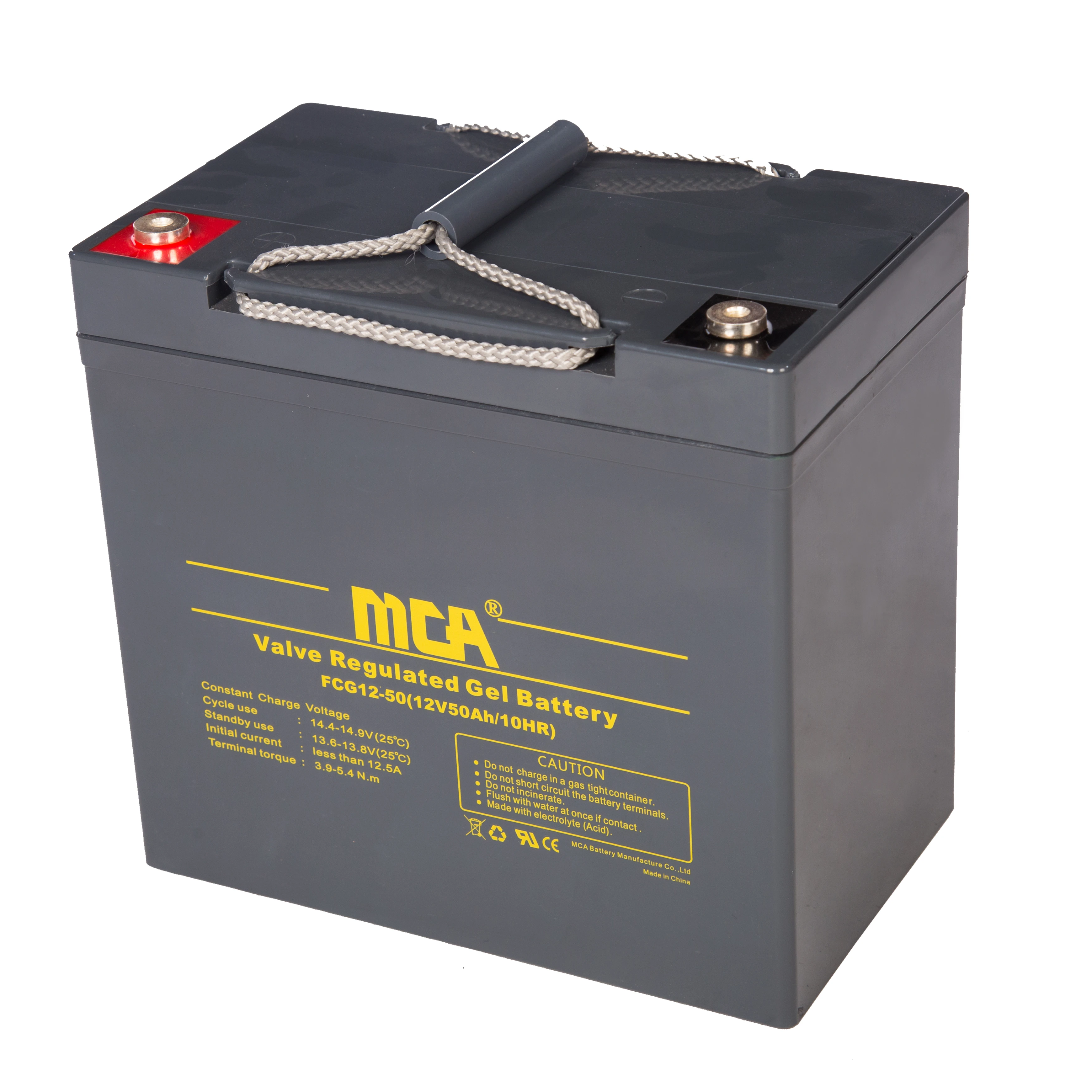 12V 90Ah Lead Acid Gel Battery UPS For Wind Generator