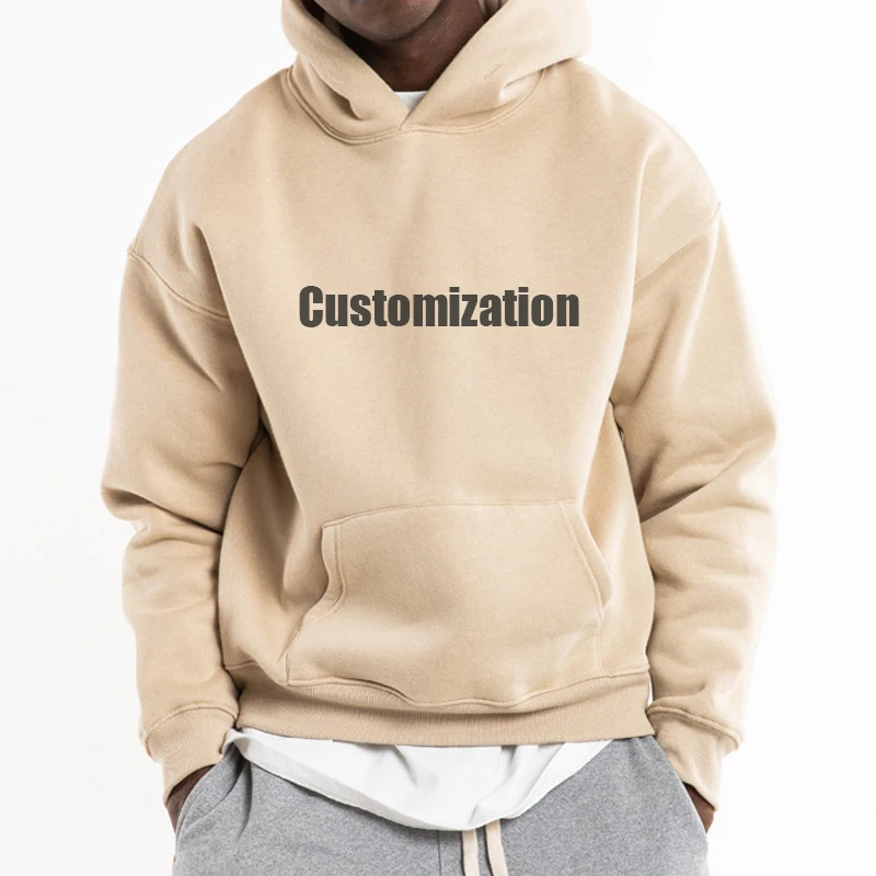 wholesale custom april fools logo pattern graphic plain cotton men hoodie for clothing