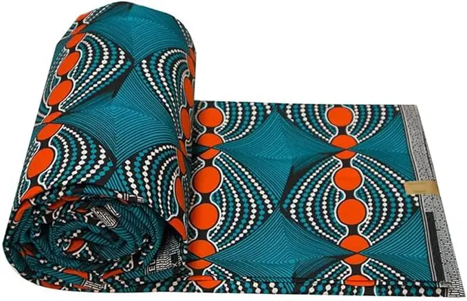 Wholesale African Wax Print Fabric Clothing Textile Material African Ankara 6 Yards Wax Prints Fabric