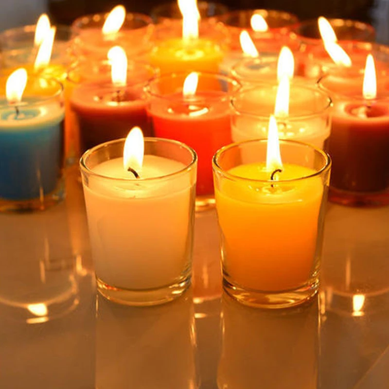 7 days memorial candle glass jar jewish candle  with private label