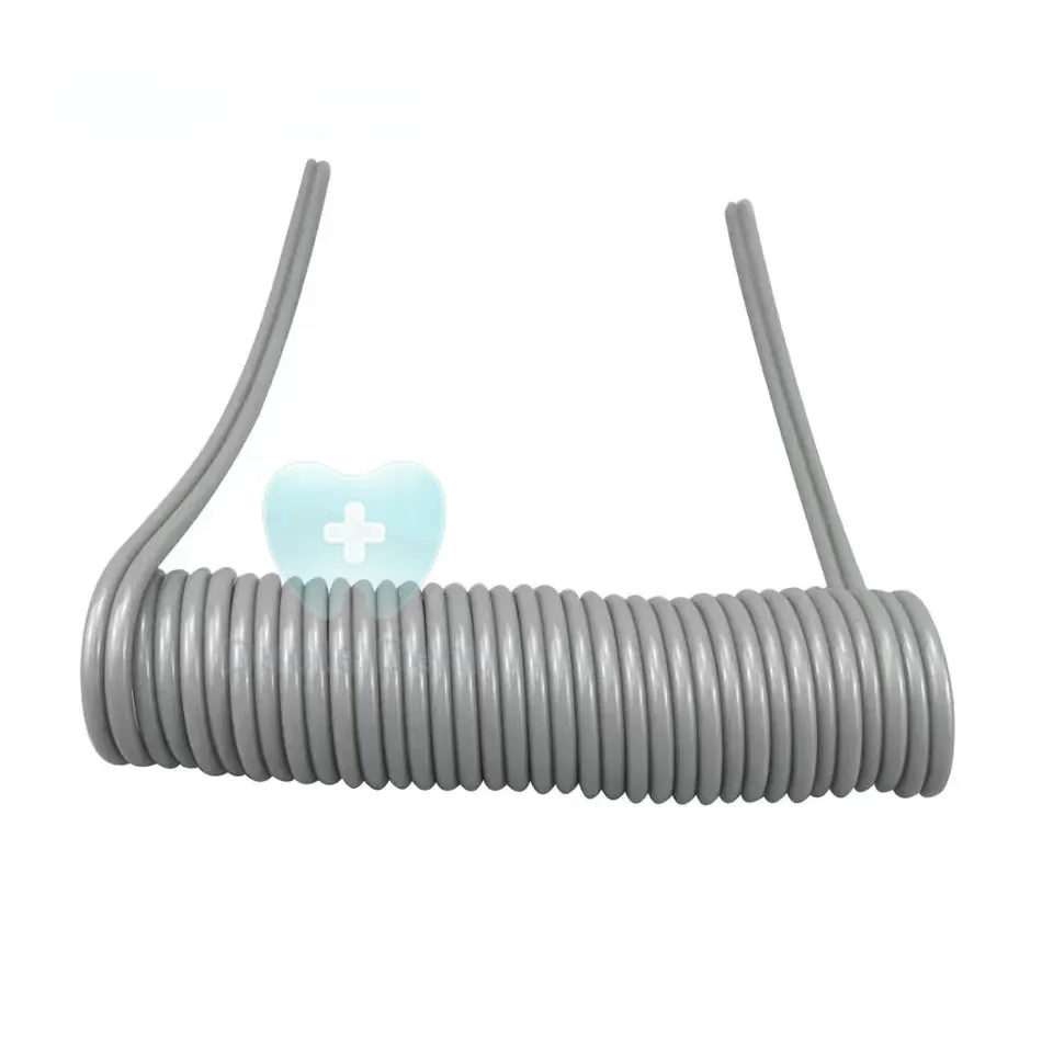 Dental Tube For 3 Way Syringe Tubing Without Connector Silicone Spiral Pipe Dental Unit Spare Part Dentistry Materials