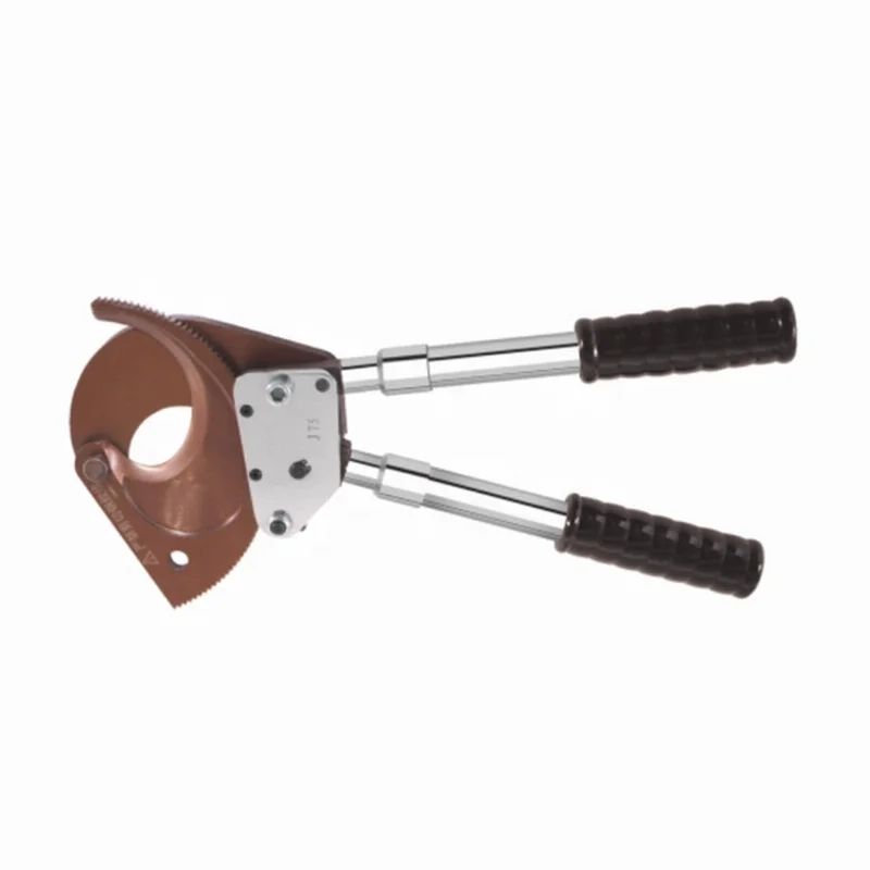 Hand Easy Operation Armoured Ratchet Cutting Tools , Manual Wire Cutter Electric Cable Cutter