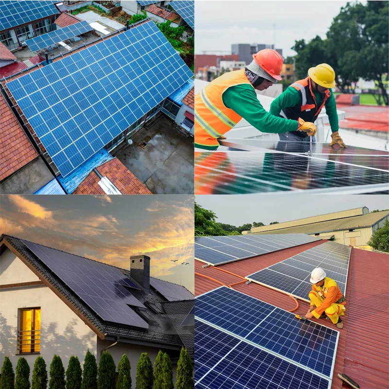 Longi Hi Mo X6 Bifacial Solar Pane! 550W 600W Dual Glass Solar Power Photovoltaic PV Panels Plate Energy-efficient Solar