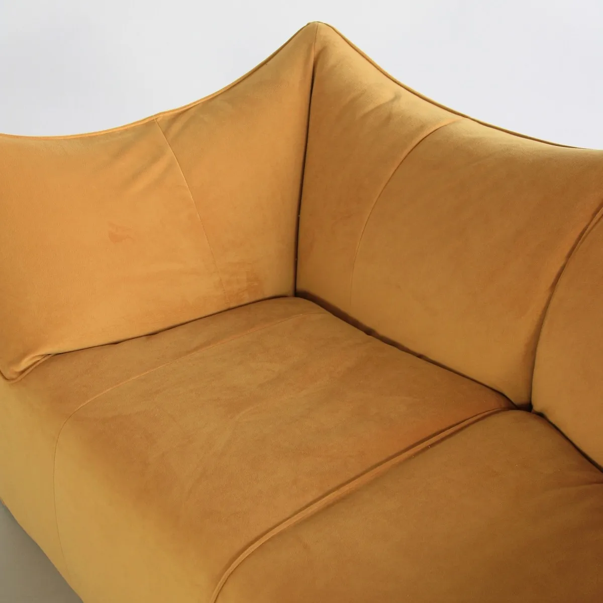 Mario Bellini Le Bambole loveseat sofa in micro fiber