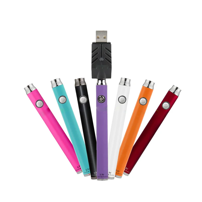 
OEM Custom CBD Vape 510 Vape Pen Battery Cartridge with Buttonless Electronic Cigarette 0.5ml 1ml 