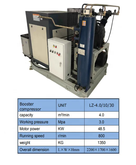 3Mpa High Pressure Air Compressor for PET Blow Molding Machine