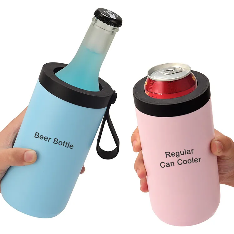 Custom Personalised 12Oz Slim Double Walled Insulated Skinny Vacuum Stainless Steel Sublimation Beer Drink Blank Can Cooler