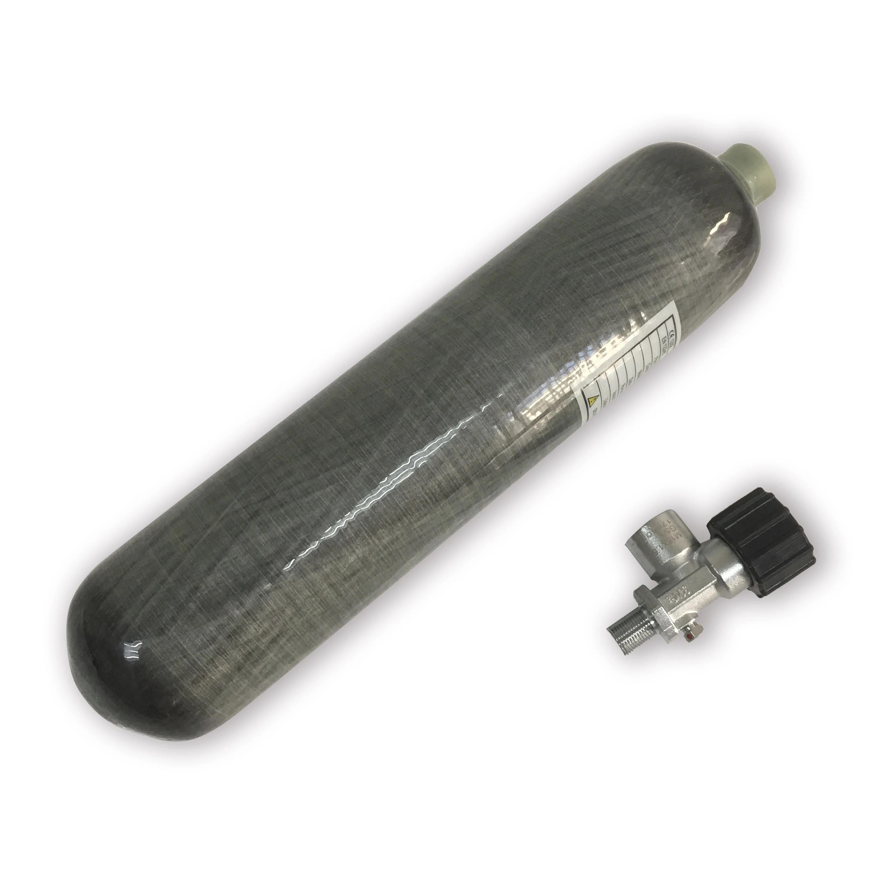  2L 30Mpa 4500psi высокого давления углеродного волокна цилиндр для подводного плавания с клапаном
