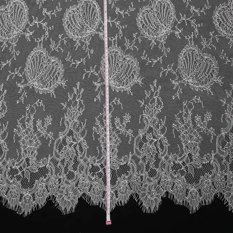 Hot sale chantilly lace fabric in dubai