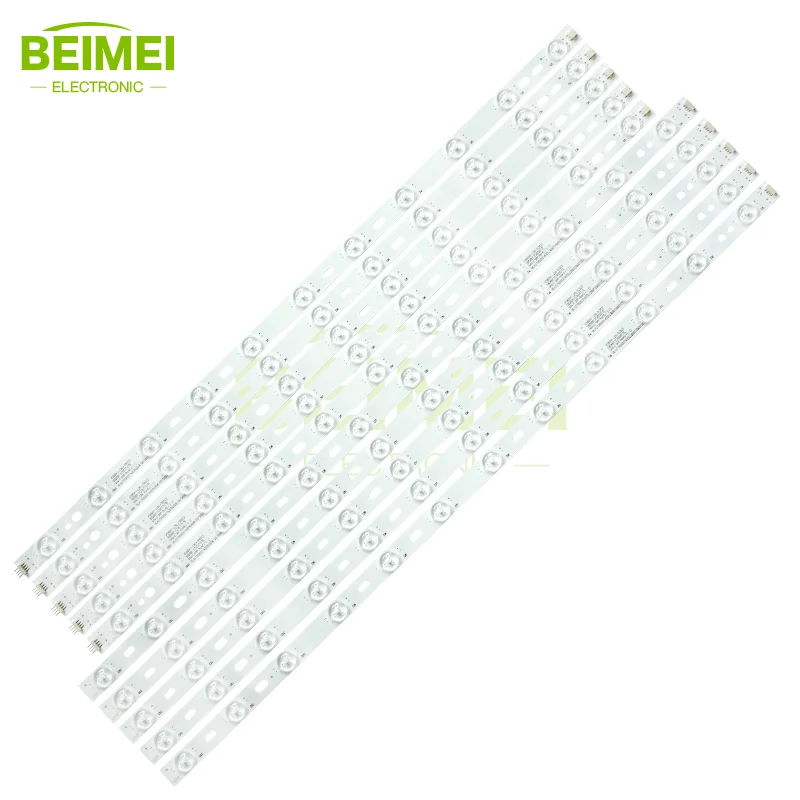 TV Backlight Strip V580H1-LD6-TRDC2 TV LED Strip Lights Led Strip Led Bar for Skyworth 58E560S Kongka LED58R5500F 5+5PCS/SET
