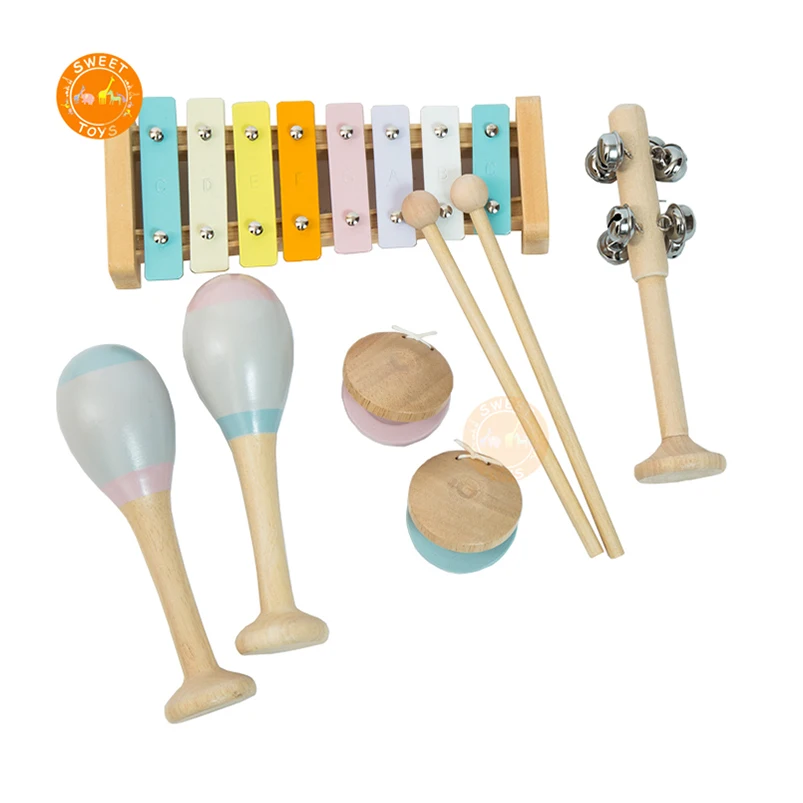 Новый музыкальный инструмент Orff, набор игрушек для раннего развития, развивающие игрушки, музыкальный набор для развития музыкальных талантов