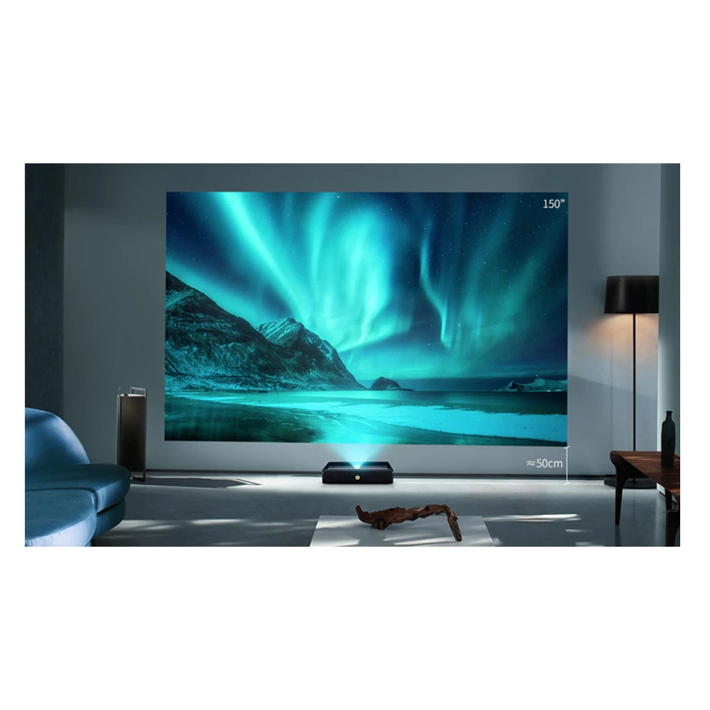 2021 super short throw logo projector UST short focus Tabletop ten-Touch 4K DLP Projector