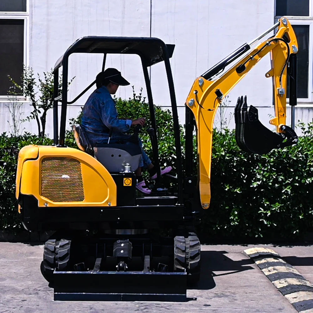 Diesel Engine High Work Efficiency Remote Control New 3.5 Ton Mini Excavator