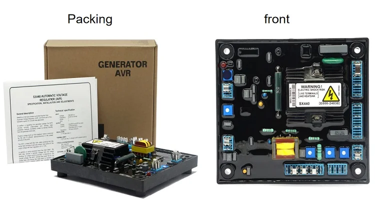 POPULACE  Universal Generator Spare Parts Automatic Voltage Regulator SX 440 Diesel Generator Alternator Genset AVR SX440