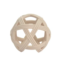 Maysun Wholesale Textured Food Grade Silicone Teething Baby Chew Grasping Toy BPA Free Kids Sensory Teething Ball