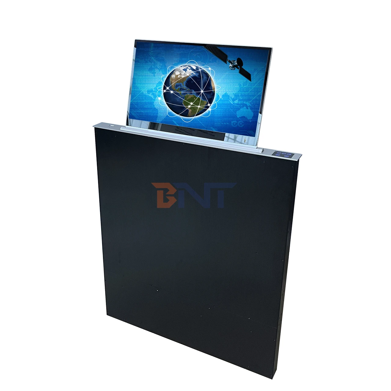 15 6 Inch LCD Monitor Stand with DC Power Supply for conference system