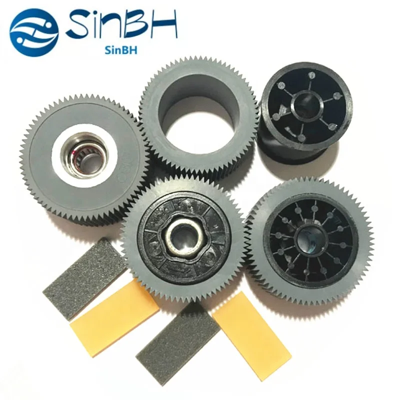 021-14301 021-14302 035-14303 Pickup Feed Rollers Tire and Core for RISO RV RZ MZ EV EZ CV ZV CZ HC GR CR TR RP Stripper Pad