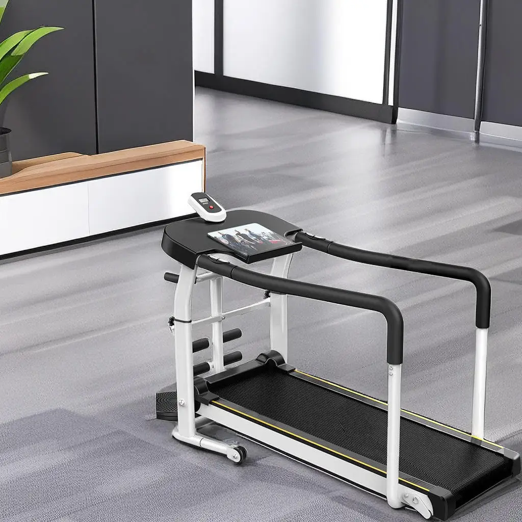 2024 New design Multi function plug free walking machine With LED Screen Running Treadmill