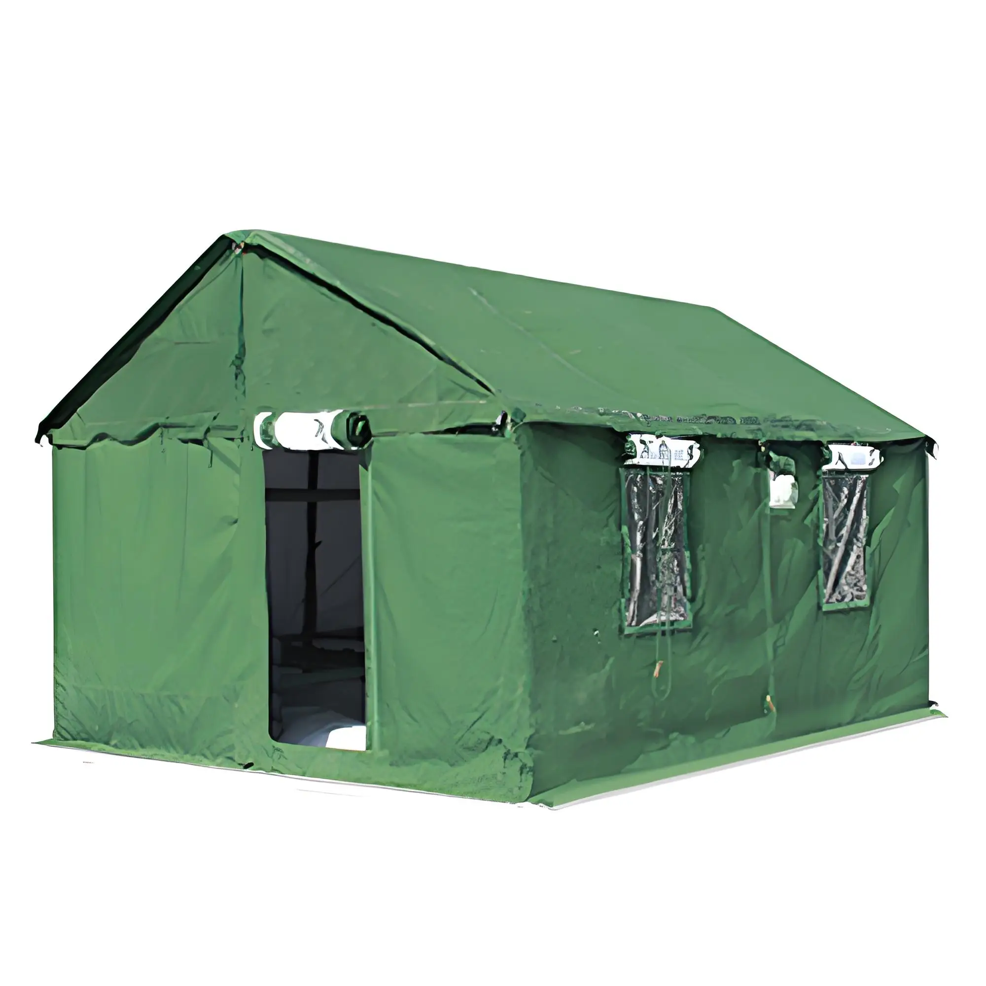 XiaSheng Kango Custom Outdoor Olive Green BC Tent Inflatable Waterproof Canvas Heavy Duty Rescue Disaster Relief Shelter Camping