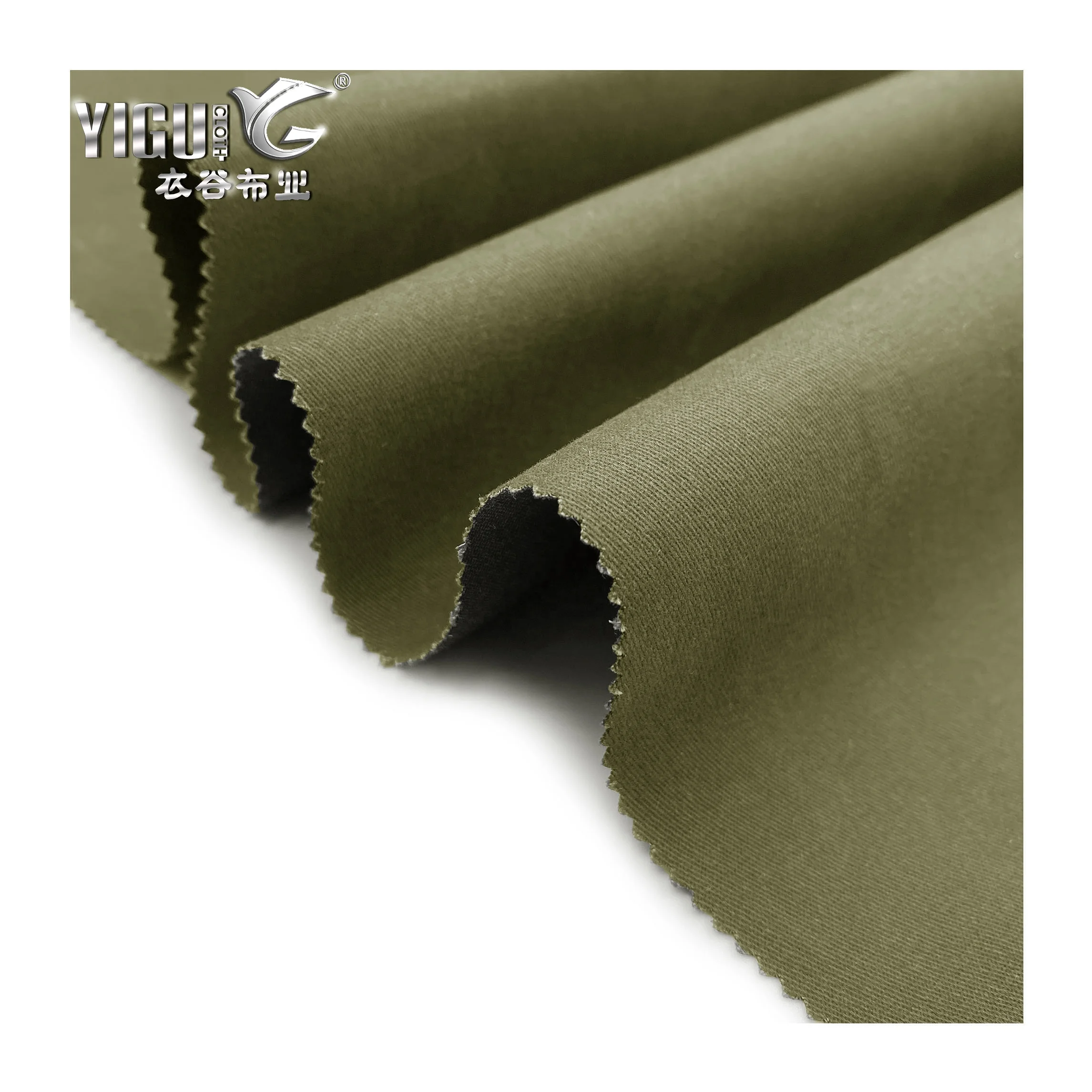 
Woven 245gsm peached cotton twill spandex fabric Cotton elastane twill cotton spandex twill 176x69 70d fabric for pants 