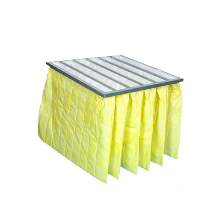 Fiberglass Pocket Air Filter High Quality Dust Collector Bag Filter air conditioning pocket filter media roll for ahu